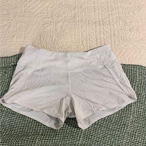 Lululemon Women's White Athletic Shorts